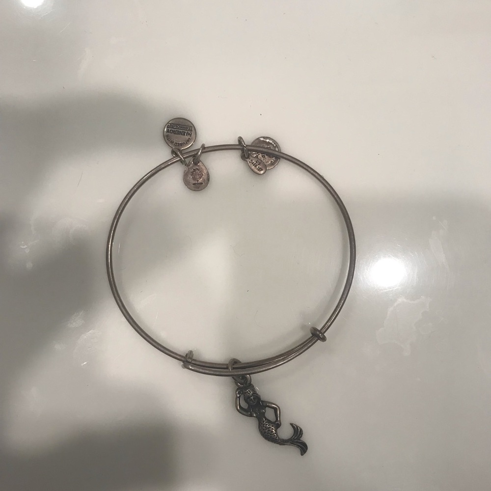 Alex and ani silver mermaid bracelet
